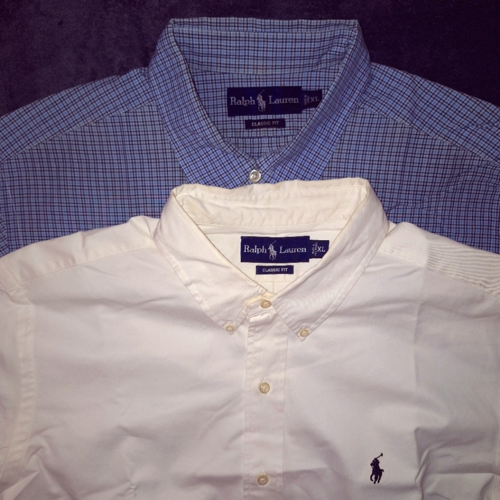 2 - XL Ralph Lauren: Short Sleeve Shirts